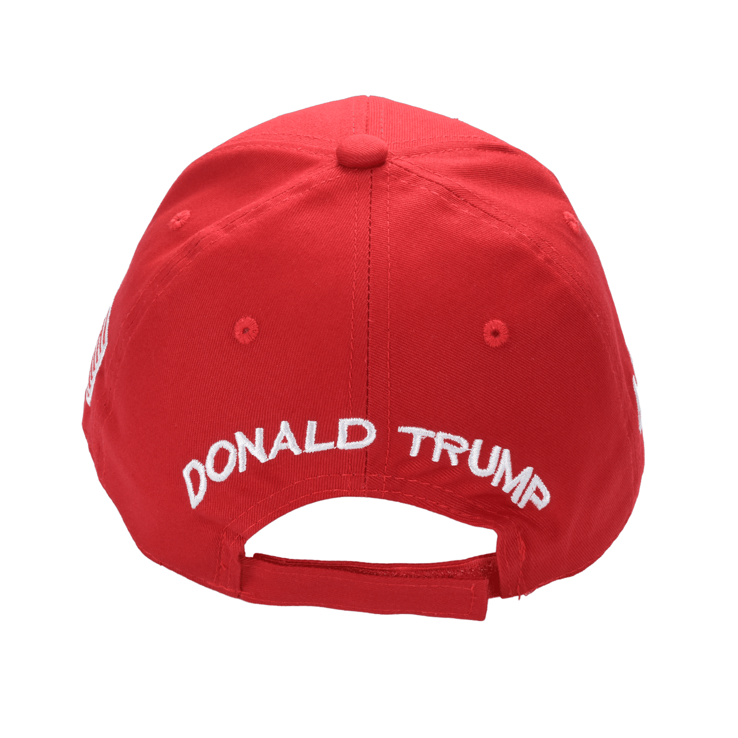 Gulf of America Cap – Red Cotton Twill Hat with Embroidered Front & Hook-and-Loop Adjustable Strap - FORGEDnLOVE