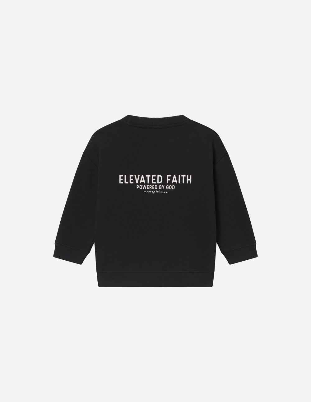 Kingdom Club Black Kids Crewneck