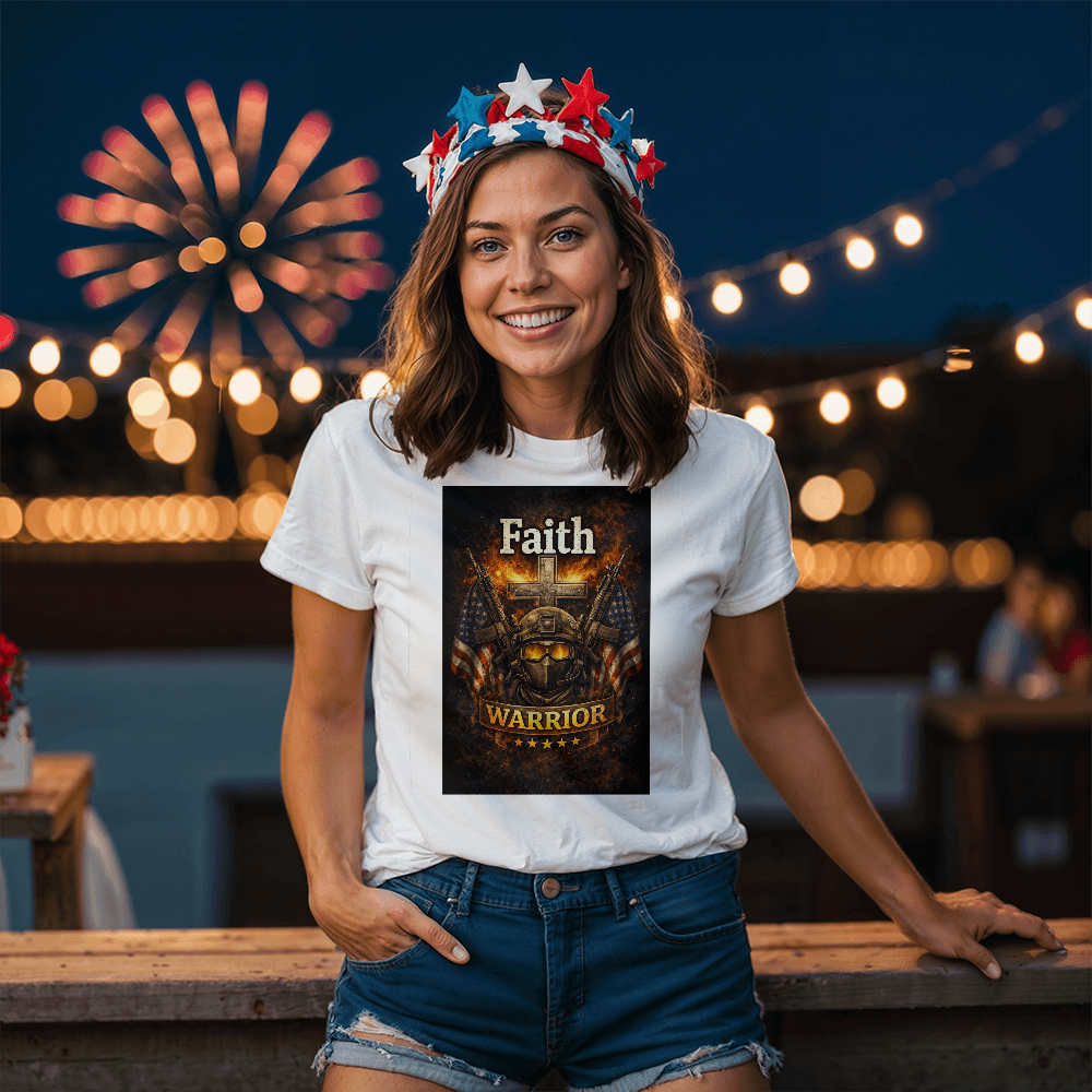 Faith Warrior Christian Veteran Shirt – Patriotic Faith Military Apparel - FORGEDnLOVE