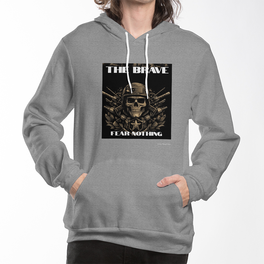 The Brave Fear Nothing – Veteran Strength Hoodie - FORGEDnLOVE