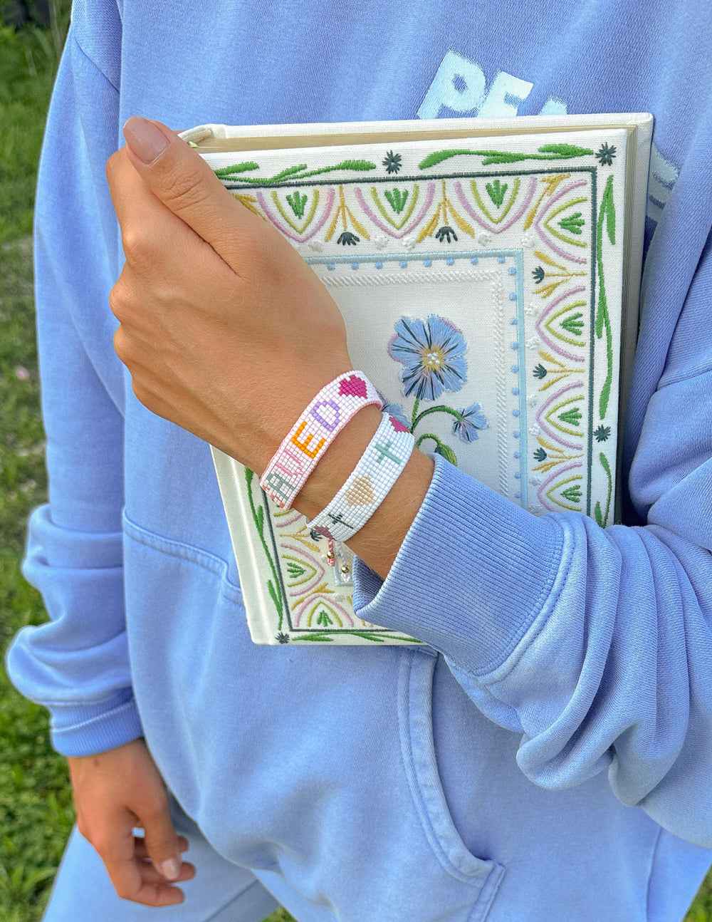 Saved Micro Bead String Bracelet