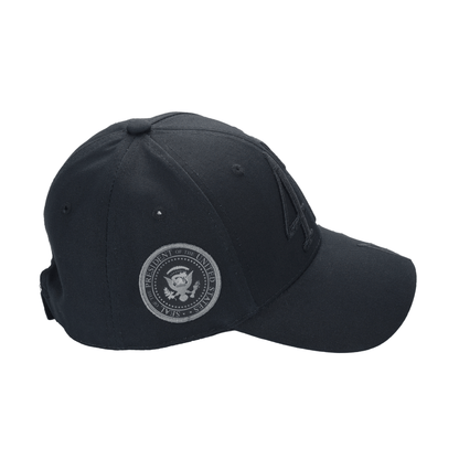 Dark Trump “47” Cap – President Trump Embroidered Cotton Twill Hat - FORGEDnLOVE