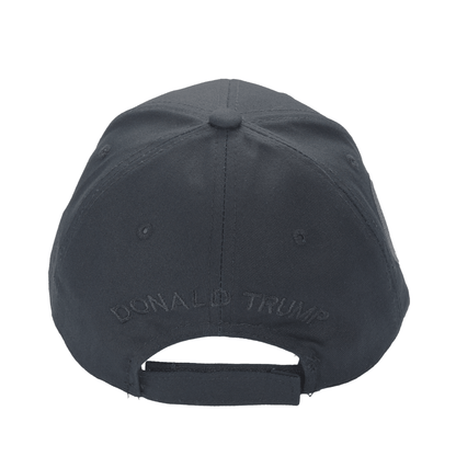 Dark Trump “47” Cap – President Trump Embroidered Cotton Twill Hat - FORGEDnLOVE