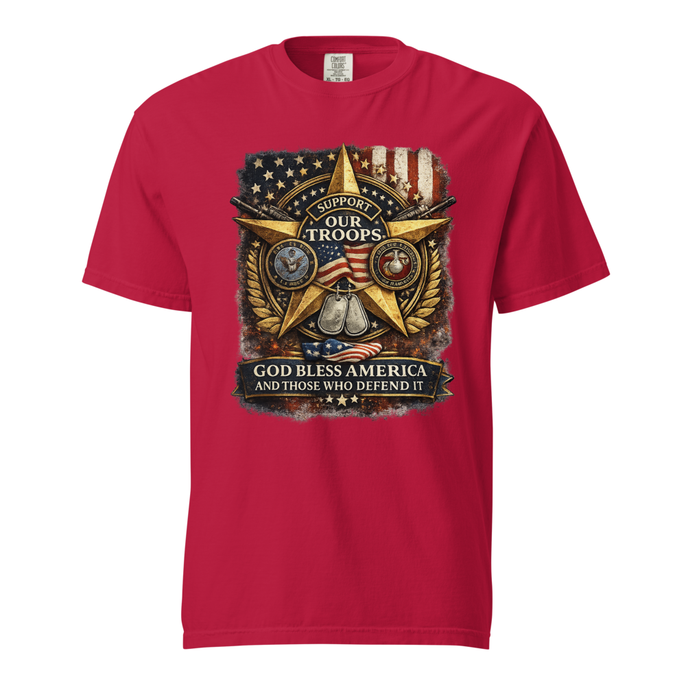 RED Friday Patriotic T-Shirt – Remember Everyone Deployed – Freedom Has a Price Military Tribute Shirt - FORGEDnLOVE