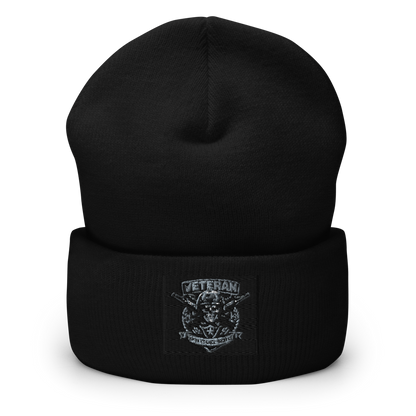 veteran beanie cap - FORGEDnLOVE