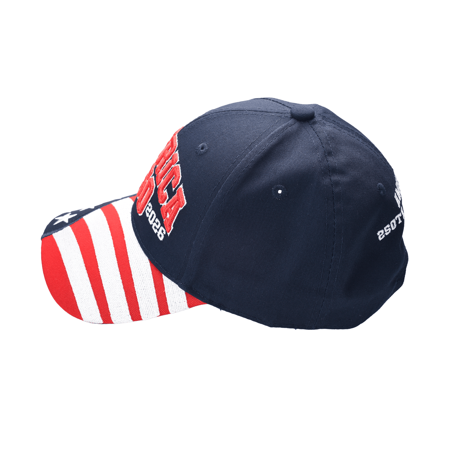 America 250th Anniversary Cap – American Flag Bill | Patriotic Cotton Twill Hat - FORGEDnLOVE