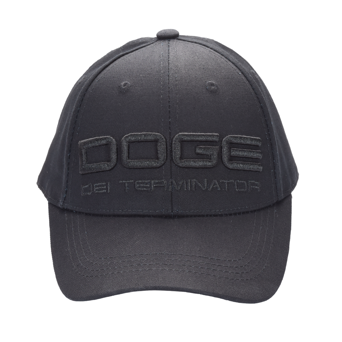 DOGE “Department of Government Efficiency” Cap ‒ Black / Musk-Ramaswamy Embroidery - FORGEDnLOVE