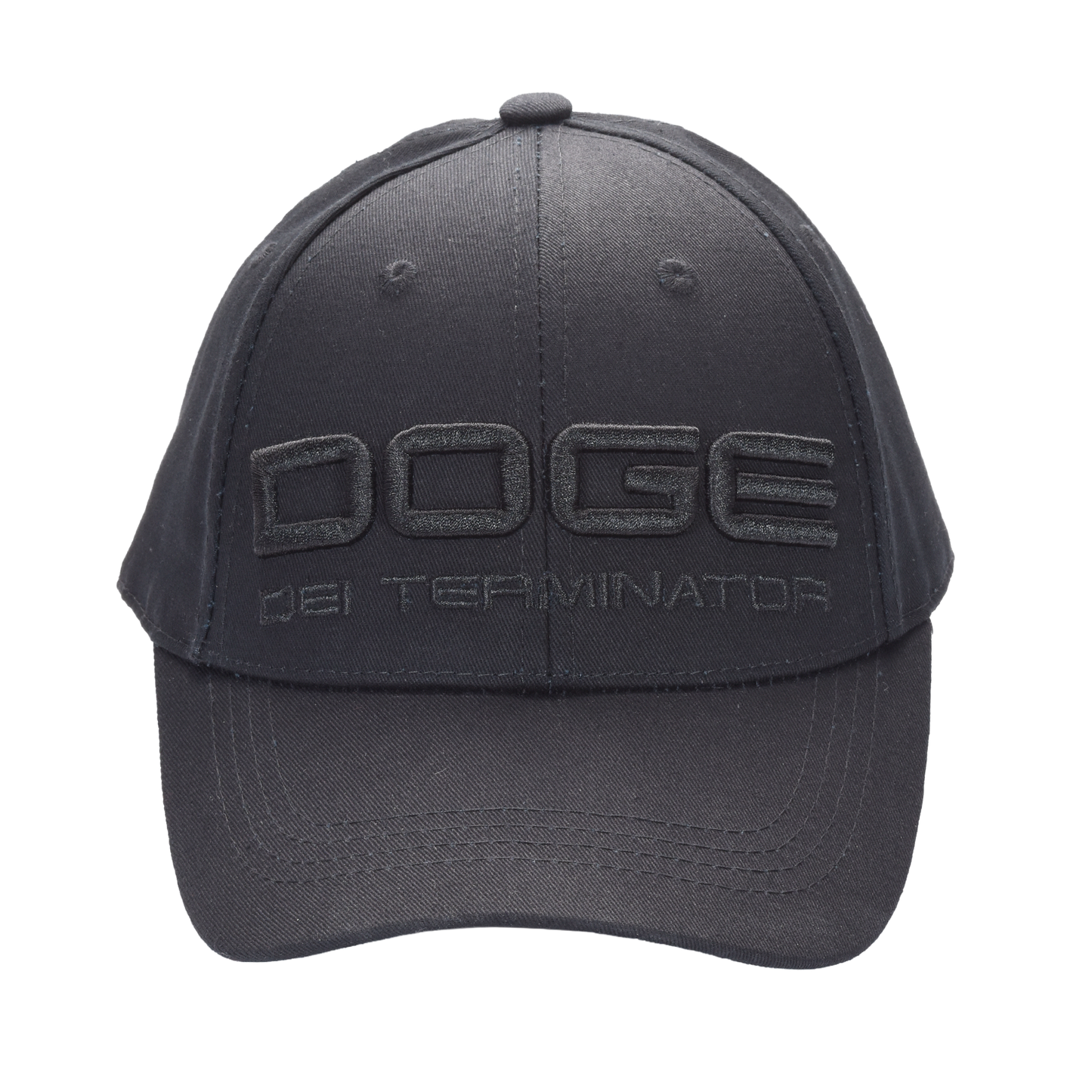 DOGE “Department of Government Efficiency” Cap ‒ Black / Musk-Ramaswamy Embroidery - FORGEDnLOVE