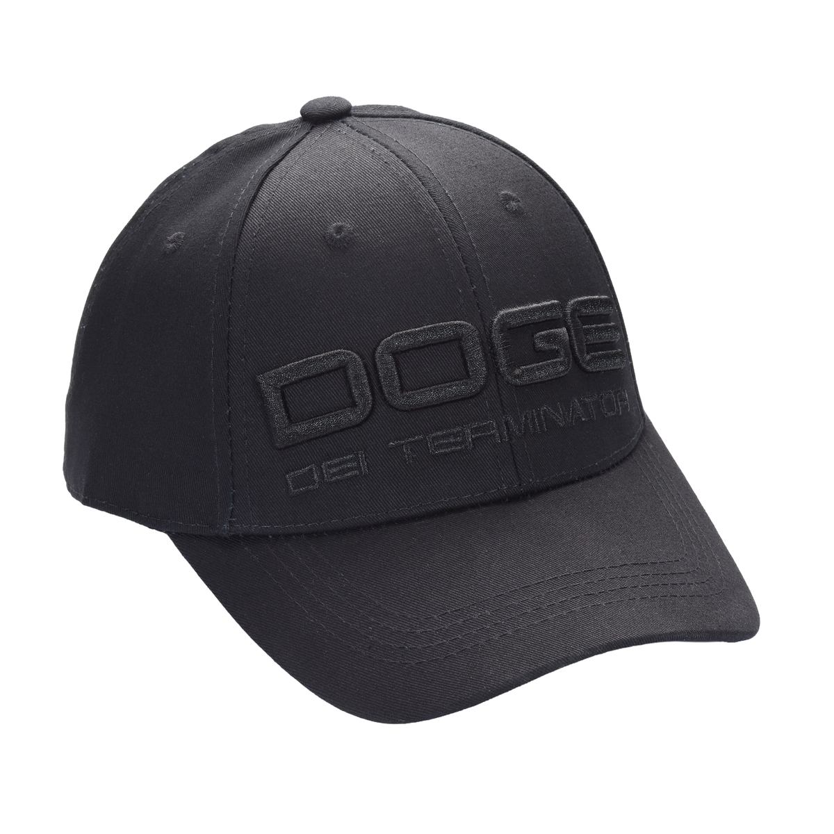 DOGE “Department of Government Efficiency” Cap ‒ Black / Musk-Ramaswamy Embroidery - FORGEDnLOVE