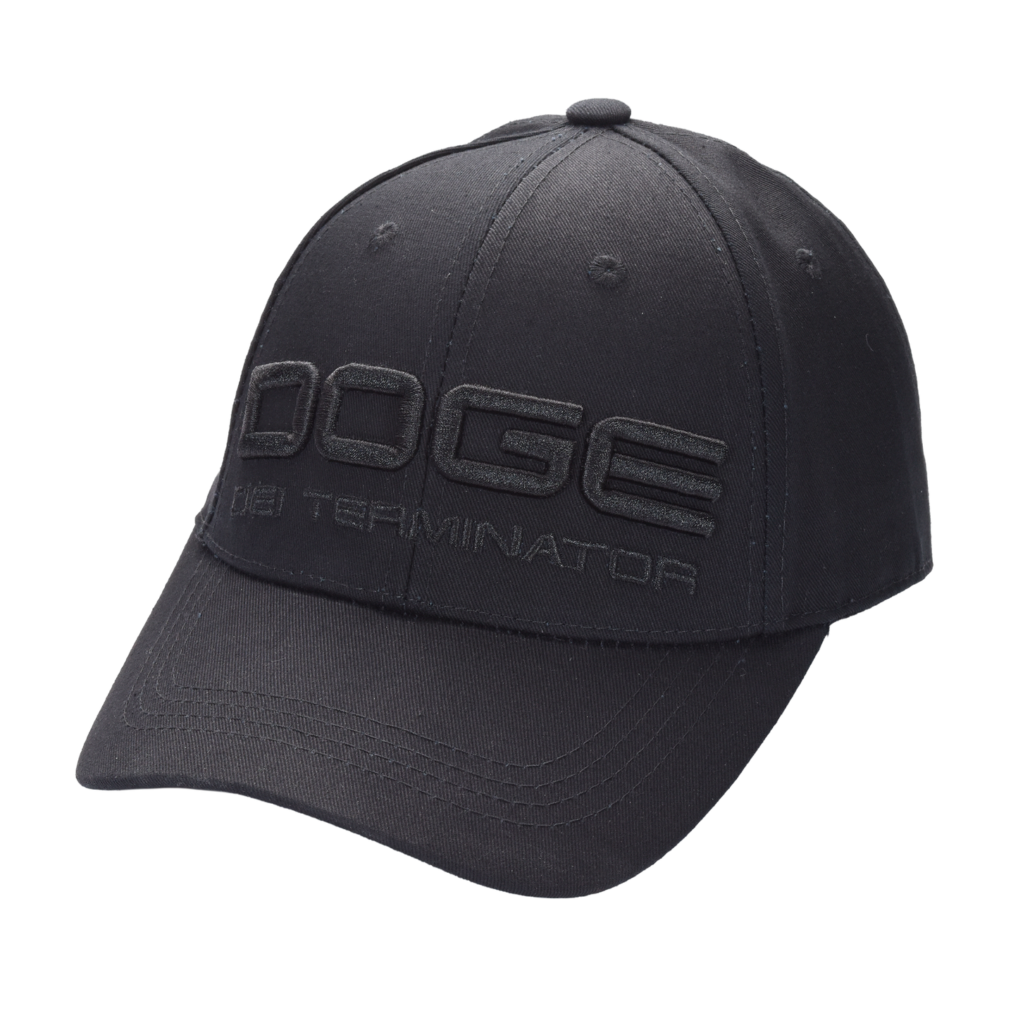DOGE “Department of Government Efficiency” Cap ‒ Black / Musk-Ramaswamy Embroidery - FORGEDnLOVE