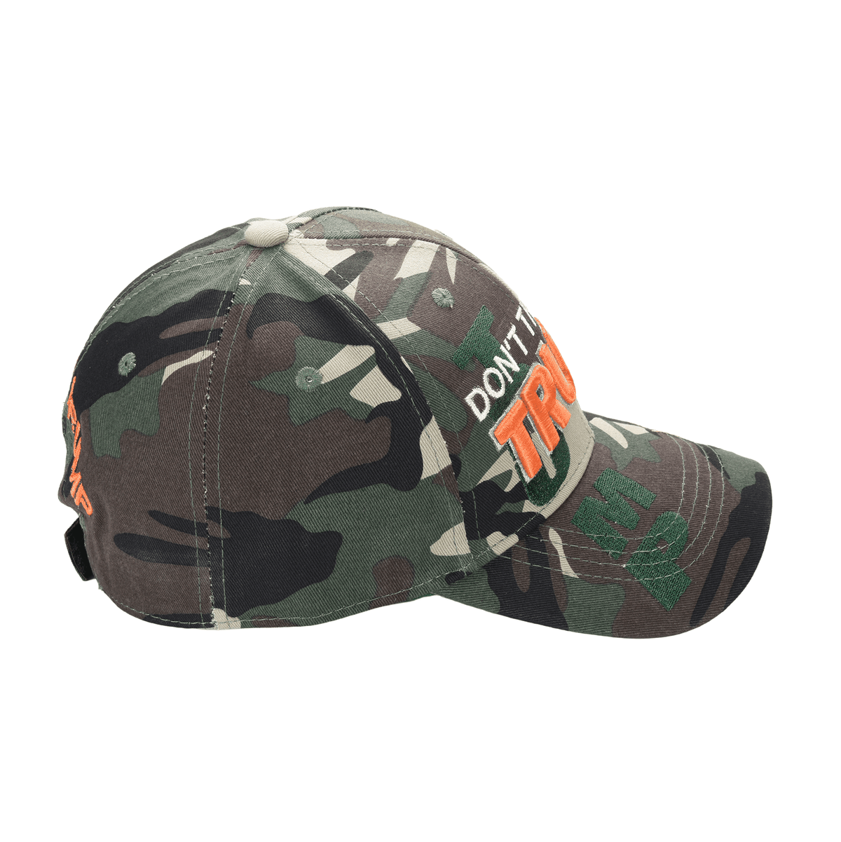 Don’t Tread on Trump Camo Cap – Adjustable Cotton Twill MAGA Hat with 45th President Design - FORGEDnLOVE