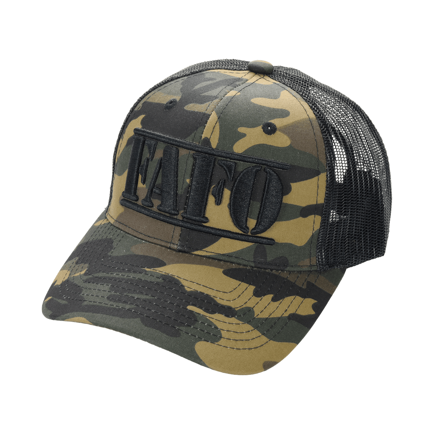FAFO Trucker Cap (F*ck Around & Find Out) – Camo Mesh Back Hat, Tactical Outdoor Statement - FORGEDnLOVE