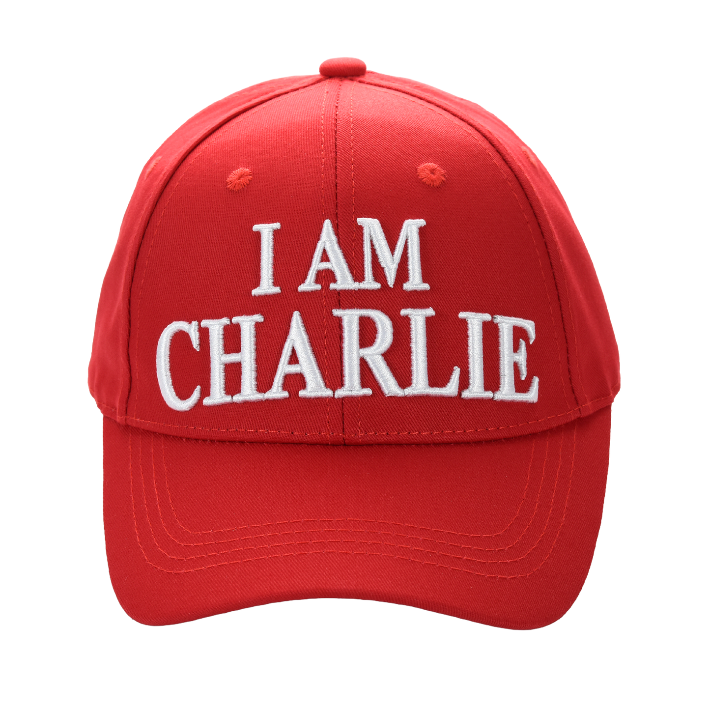 I Am Charlie Embroidered Cap | Patriotic Hat with Hook & Loop Closure – Charlie Kirk - FORGEDnLOVE