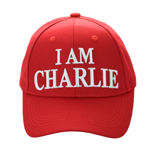 I Am Charlie Embroidered Cap | Patriotic Hat with Hook & Loop Closure – Charlie Kirk - FORGEDnLOVE