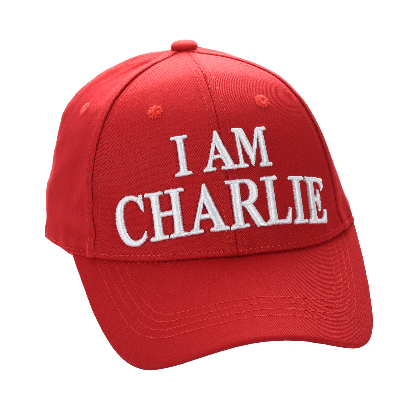 I Am Charlie Embroidered Cap | Patriotic Hat with Hook & Loop Closure – Charlie Kirk - FORGEDnLOVE