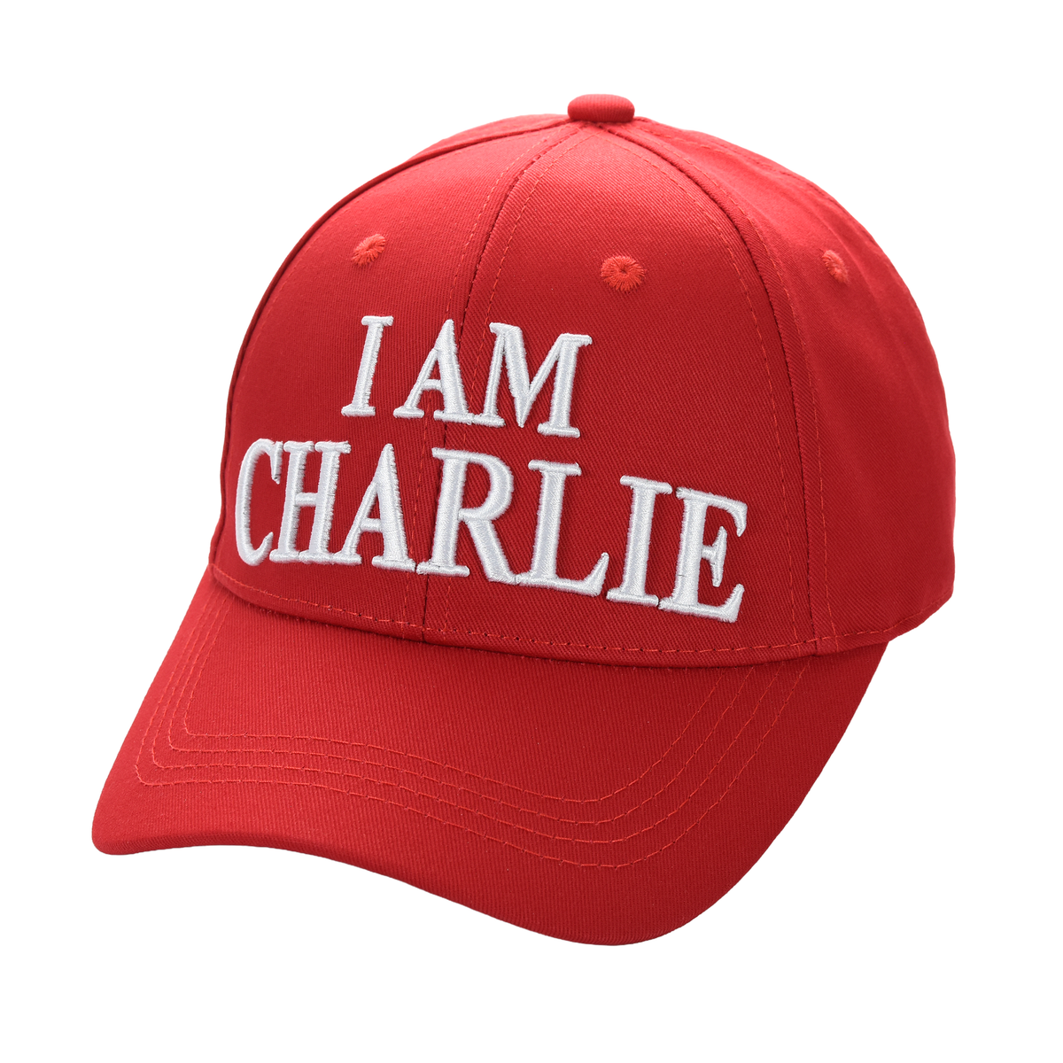I Am Charlie Embroidered Cap | Patriotic Hat with Hook & Loop Closure – Charlie Kirk - FORGEDnLOVE