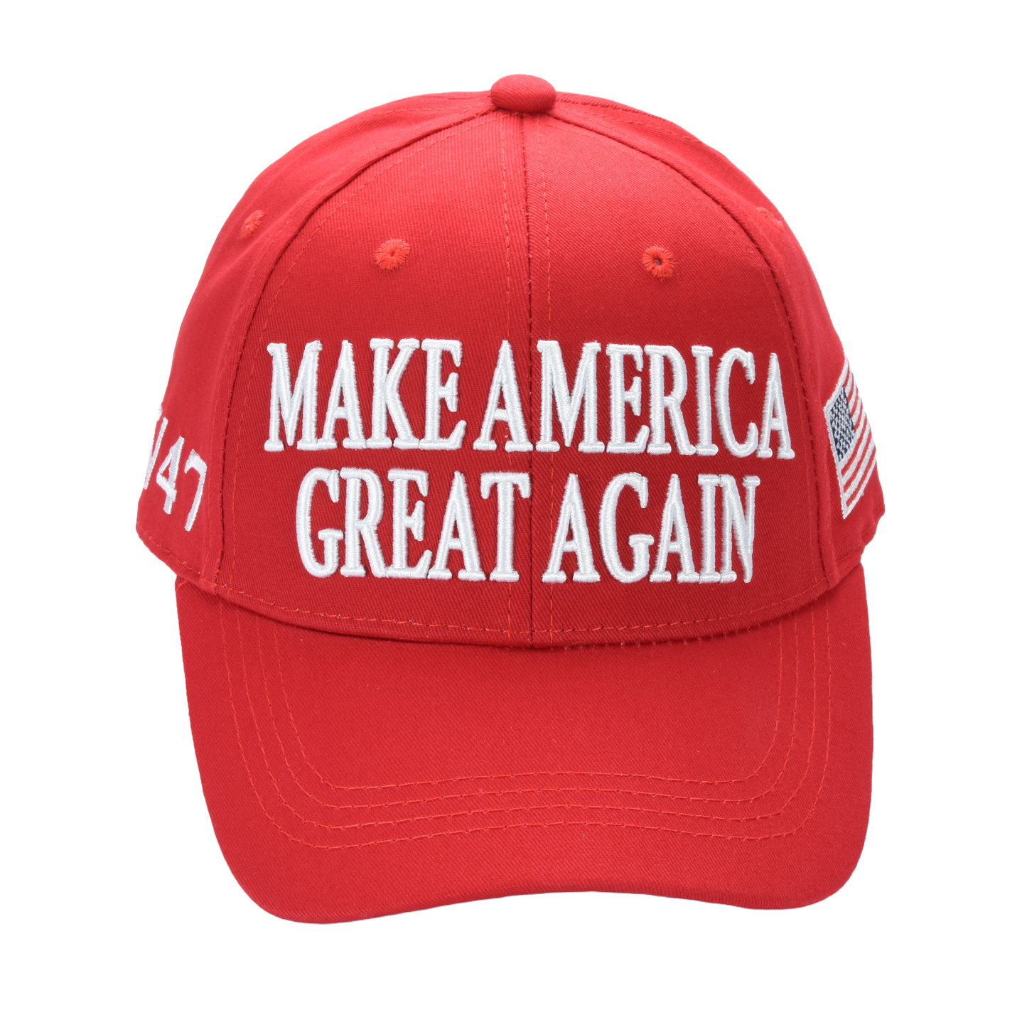 Make America Great Again Trump Cap – Classic Red MAGA Dad Hat, Embroidered - FORGEDnLOVE