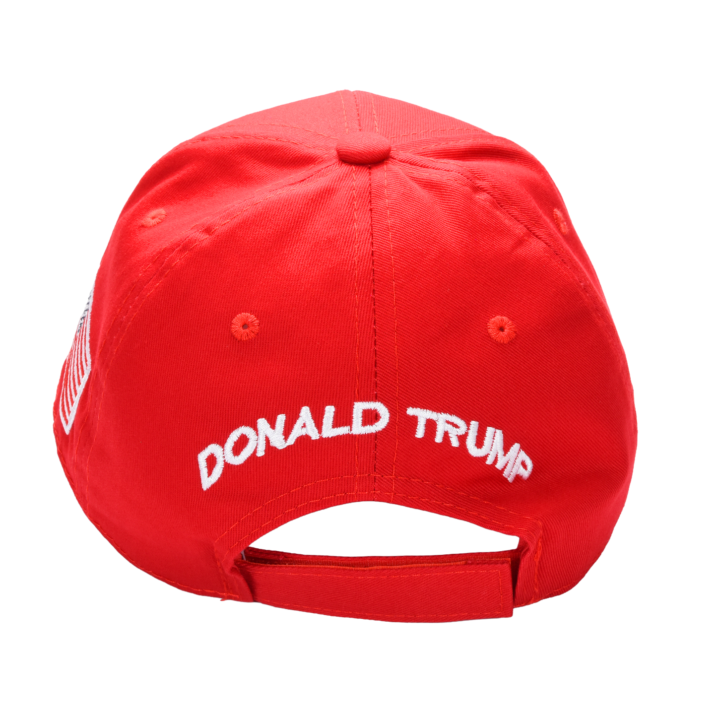 MAGA Baseball Cap with Trump Yellow Signature Bill ‒ Patriotic Red Snapback Hat for Men & Women / Trump 45-47 - FORGEDnLOVE