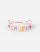 Saved Micro Bead String Bracelet