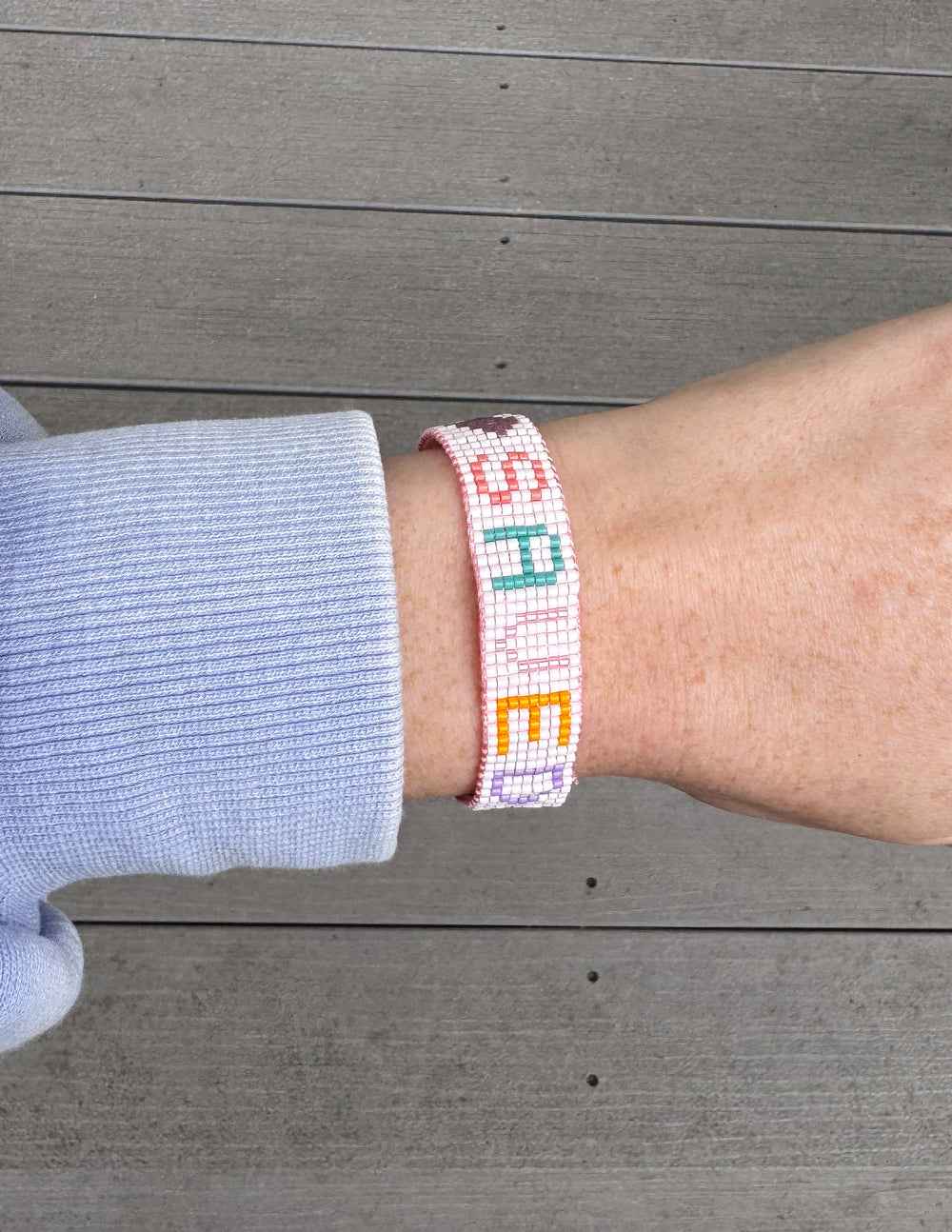 Saved Micro Bead String Bracelet