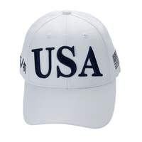 USA Premium Cotton Twill Patriot Cap – American Flag Dad Hat, Embroidered Hat - FORGEDnLOVE