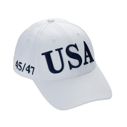 USA Premium Cotton Twill Patriot Cap – American Flag Dad Hat, Embroidered Hat - FORGEDnLOVE