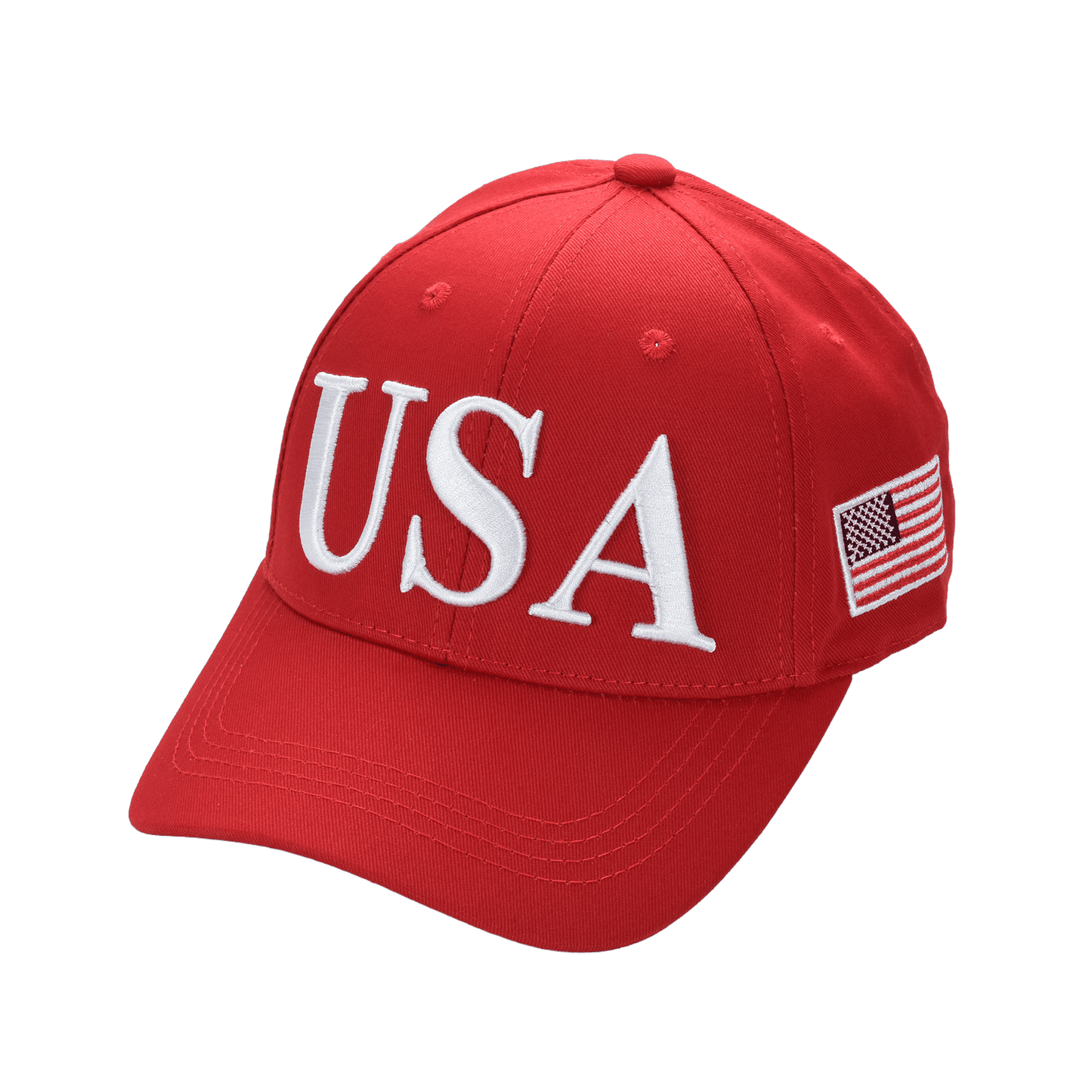 USA Premium Cotton Twill Patriot Cap – American Flag Dad Hat, Embroidered Hat - FORGEDnLOVE