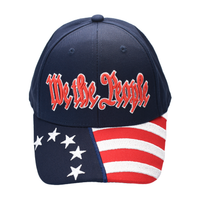 We The People Cap – American Betsy Ross Flag Bill | Patriotic Cotton Twill Cap - FORGEDnLOVE