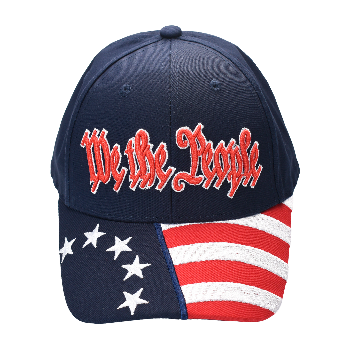 We The People Cap – American Betsy Ross Flag Bill | Patriotic Cotton Twill Cap - FORGEDnLOVE