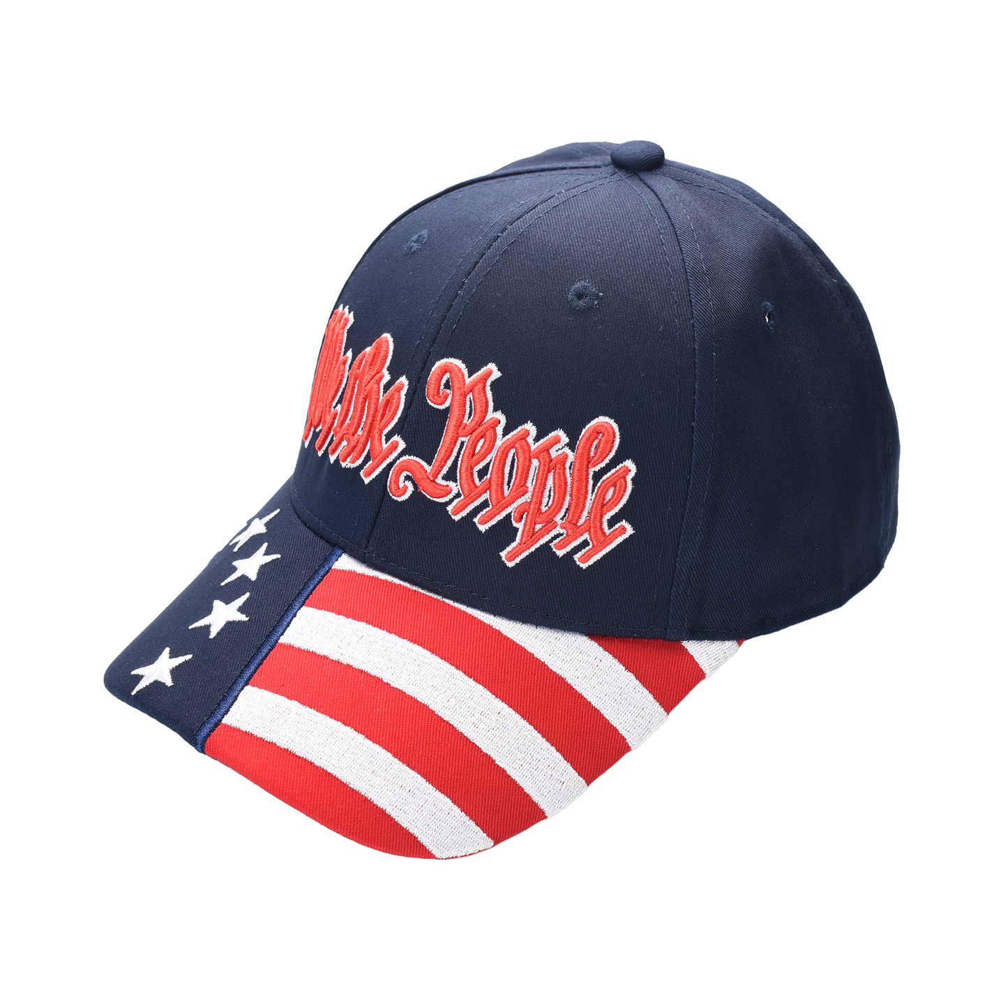 We The People Cap – American Betsy Ross Flag Bill | Patriotic Cotton Twill Cap - FORGEDnLOVE