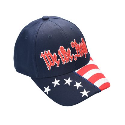 We The People Cap – American Betsy Ross Flag Bill | Patriotic Cotton Twill Cap - FORGEDnLOVE