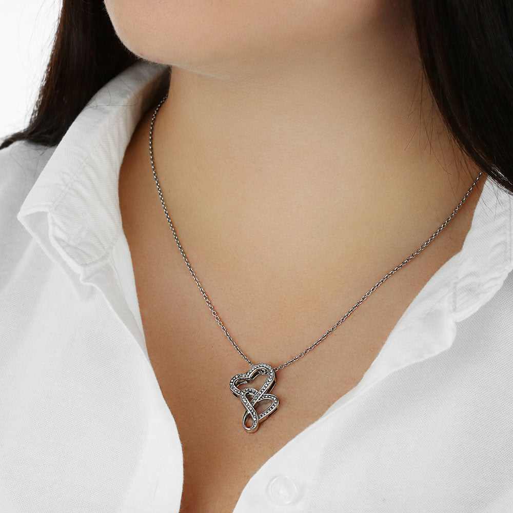 Mother's Day Gift for Mom – Heart to Heart Necklace – Emotional Jewelry Gift for Mother – Love Necklace for Mom - FORGEDnLOVE