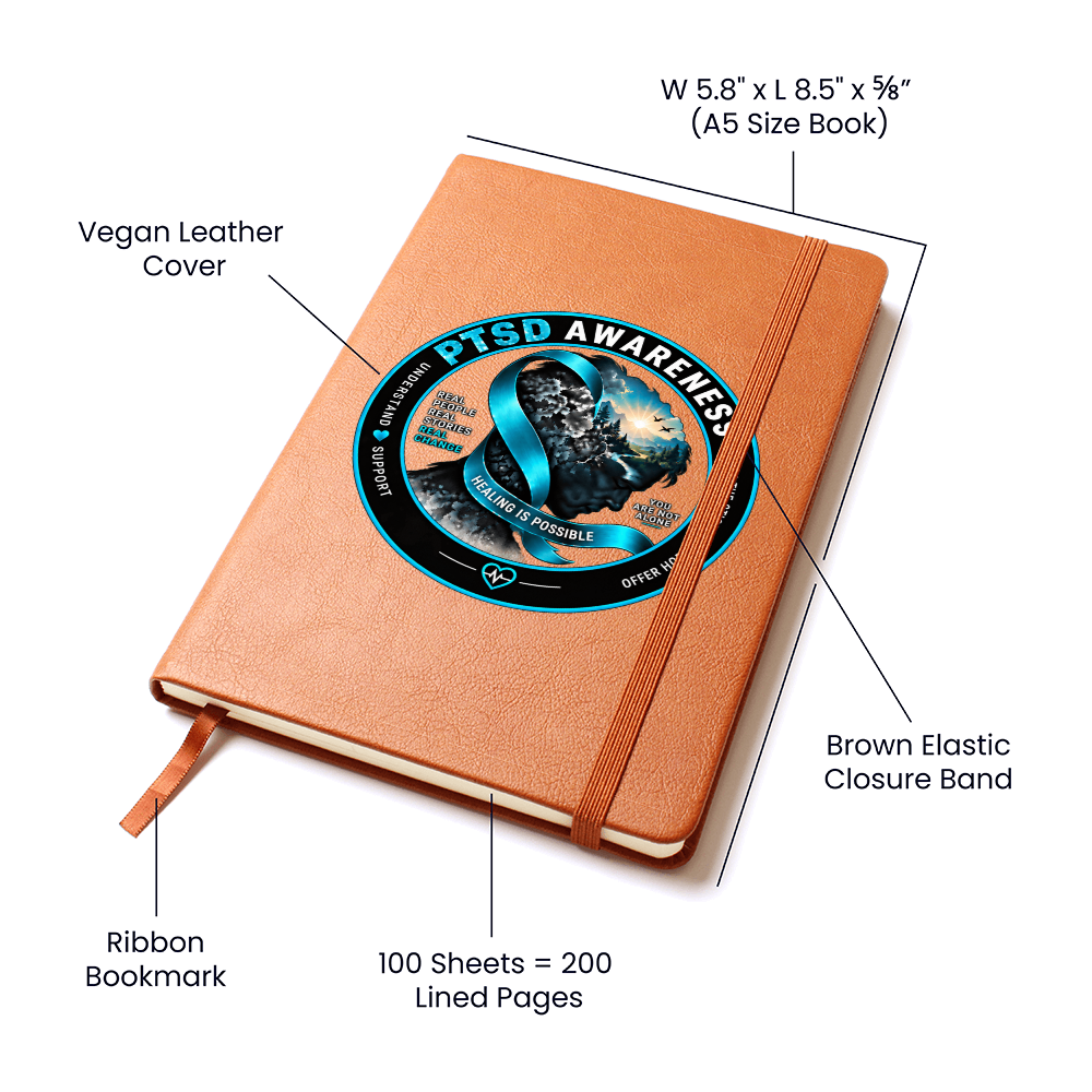 PTSD Awareness Journal – Mental Health & Trauma Recovery Notebook