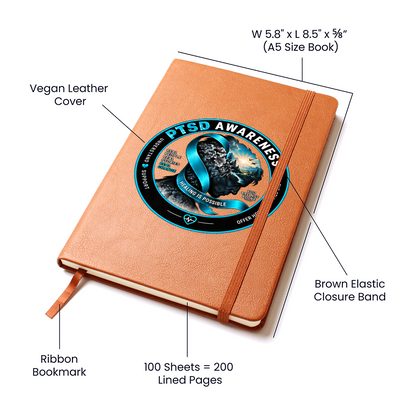 PTSD Awareness Journal – Mental Health & Trauma Recovery Notebook