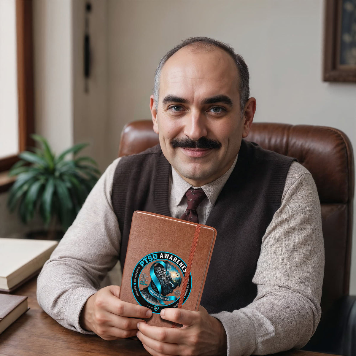 PTSD Awareness Journal – Mental Health & Trauma Recovery Notebook