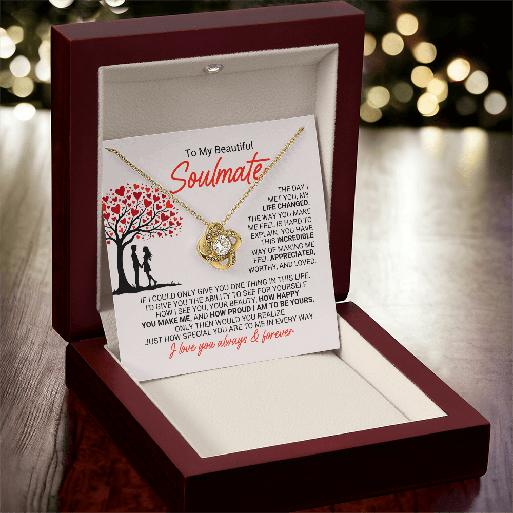 Forever Intertwined Love Knot Necklace – A Symbol of Endless Love & Devotion - FORGEDnLOVE