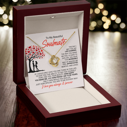 Forever Intertwined Love Knot Necklace – A Symbol of Endless Love & Devotion - FORGEDnLOVE