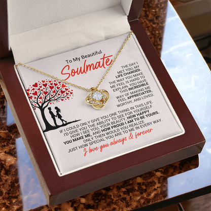 Forever Intertwined Love Knot Necklace – A Symbol of Endless Love & Devotion - FORGEDnLOVE