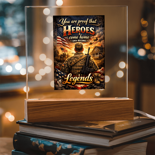 Heroes Come Home – Veteran Tribute Plaque - FORGEDnLOVE