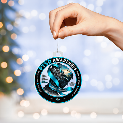 PTSD Awareness Ornament | Healing Is Possible | You Are Not Alone