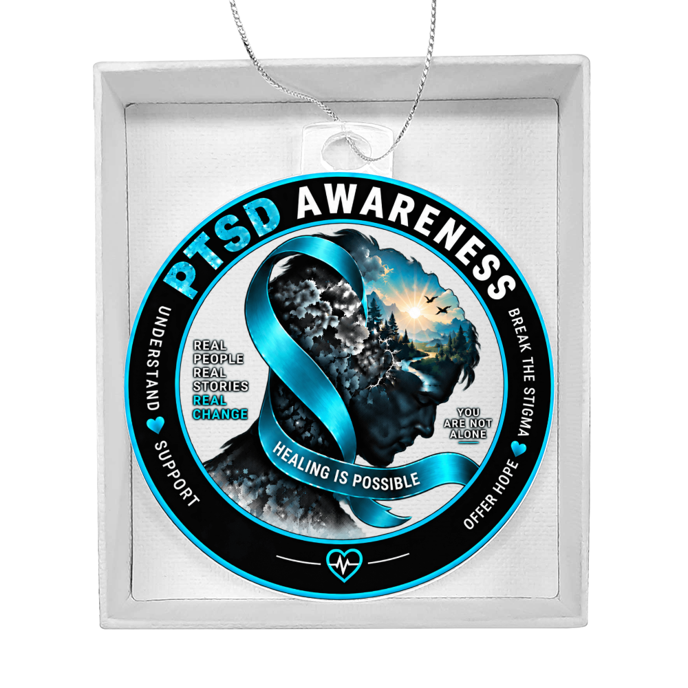 PTSD Awareness Ornament | Healing Is Possible | You Are Not Alone