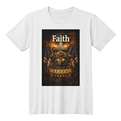 Faith Warrior Christian Veteran Shirt – Patriotic Faith Military Apparel - FORGEDnLOVE
