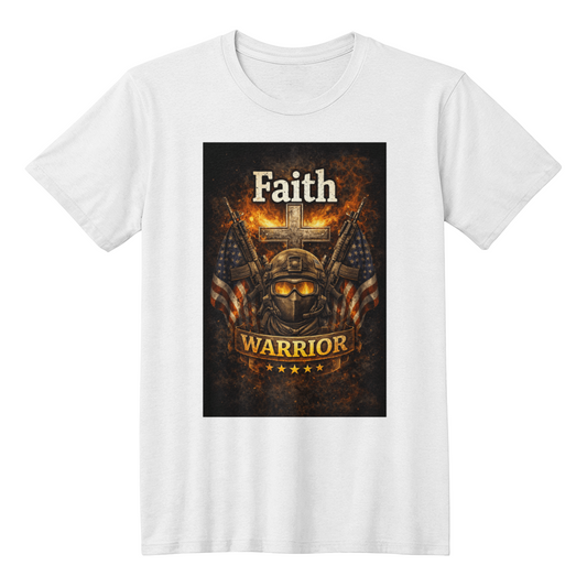 Faith Warrior Christian Veteran Shirt – Patriotic Faith Military Apparel - FORGEDnLOVE
