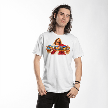 Jesus Holds California – Faith, Hope & Restoration Unisex T-Shirt