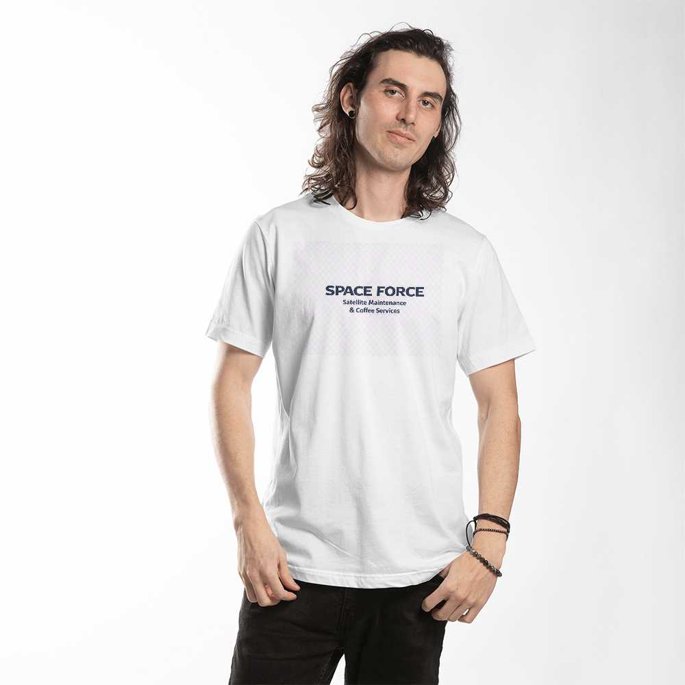 Funny Space Force Shirt – Satellite Maintenance & Coffee Services | Space Force Humor Tee | Military Space Shirt | Guardian Gift - FORGEDnLOVE