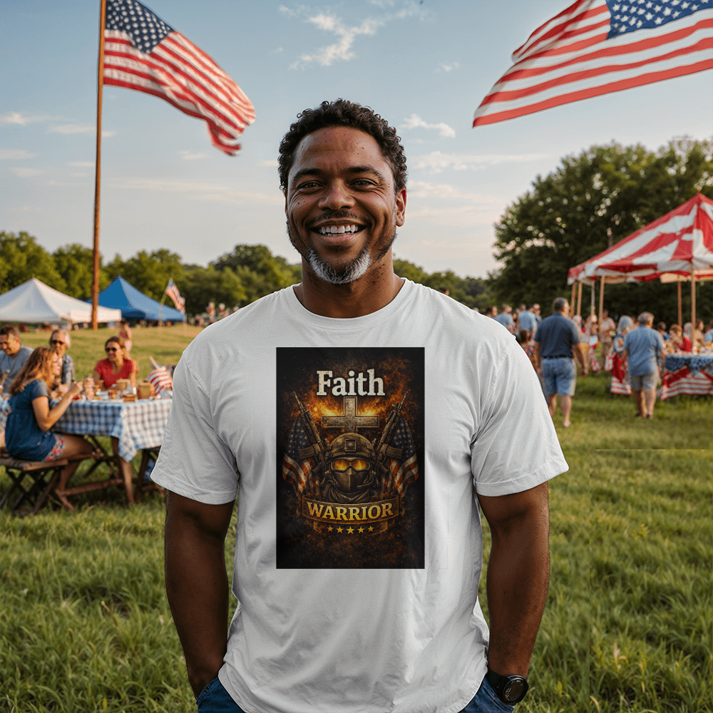 Faith Warrior Christian Veteran Shirt – Patriotic Faith Military Apparel - FORGEDnLOVE