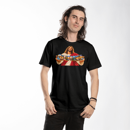 Jesus Holds California – Faith, Hope & Restoration Unisex T-Shirt