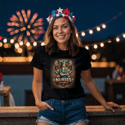 Nurse Life Comfort Tee – Premium Unisex Nursing T-Shirt | Soft Graphic Shirt for Nurses - FORGEDnLOVE