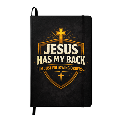 Christian Faith Journal – Jesus Has My Back Guided Writing Notebook - FORGEDnLOVE