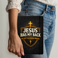 Christian Faith Journal – Jesus Has My Back Guided Writing Notebook - FORGEDnLOVE